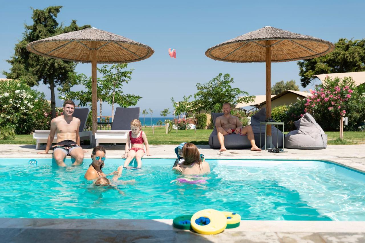 Logos Beach Village Theológos Exteriör bild
